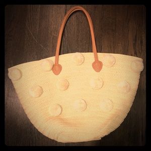 NWOT Straw Tote Bag